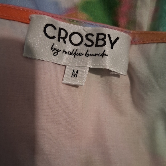 CROSBY by Mollie Burch Colorful Abstract Mini Cotyon Dress Size Medium - Picture 2 of 9